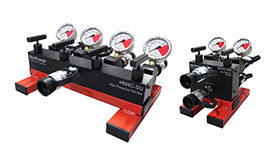 Manifold Stations with Pressure Gauges